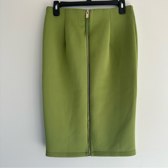 Catherine Malandrino Classic Pencil Skirt in Green Size 6 - Picture 3 of 9